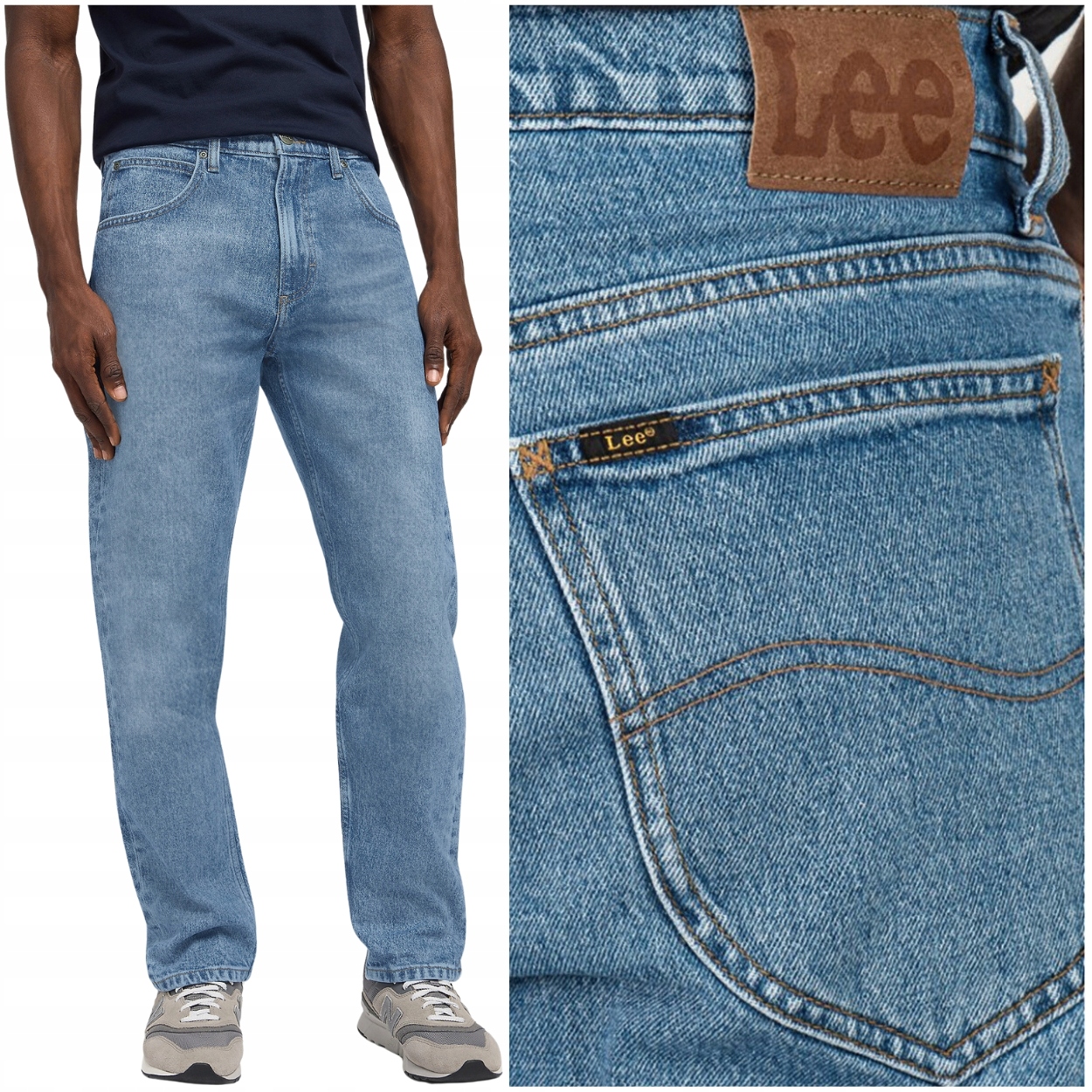 Lee Oscar relaxed tapered Downtown volné zúžené džínové kalhoty W31 L30