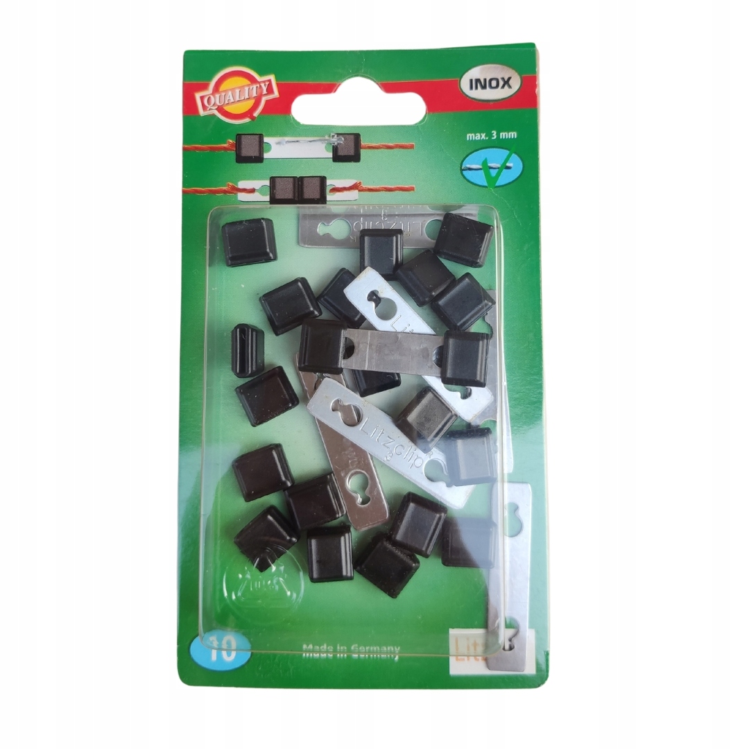 Łącznik, złączka Litzclip do plecionki 3mm 10szt Marka bez marki