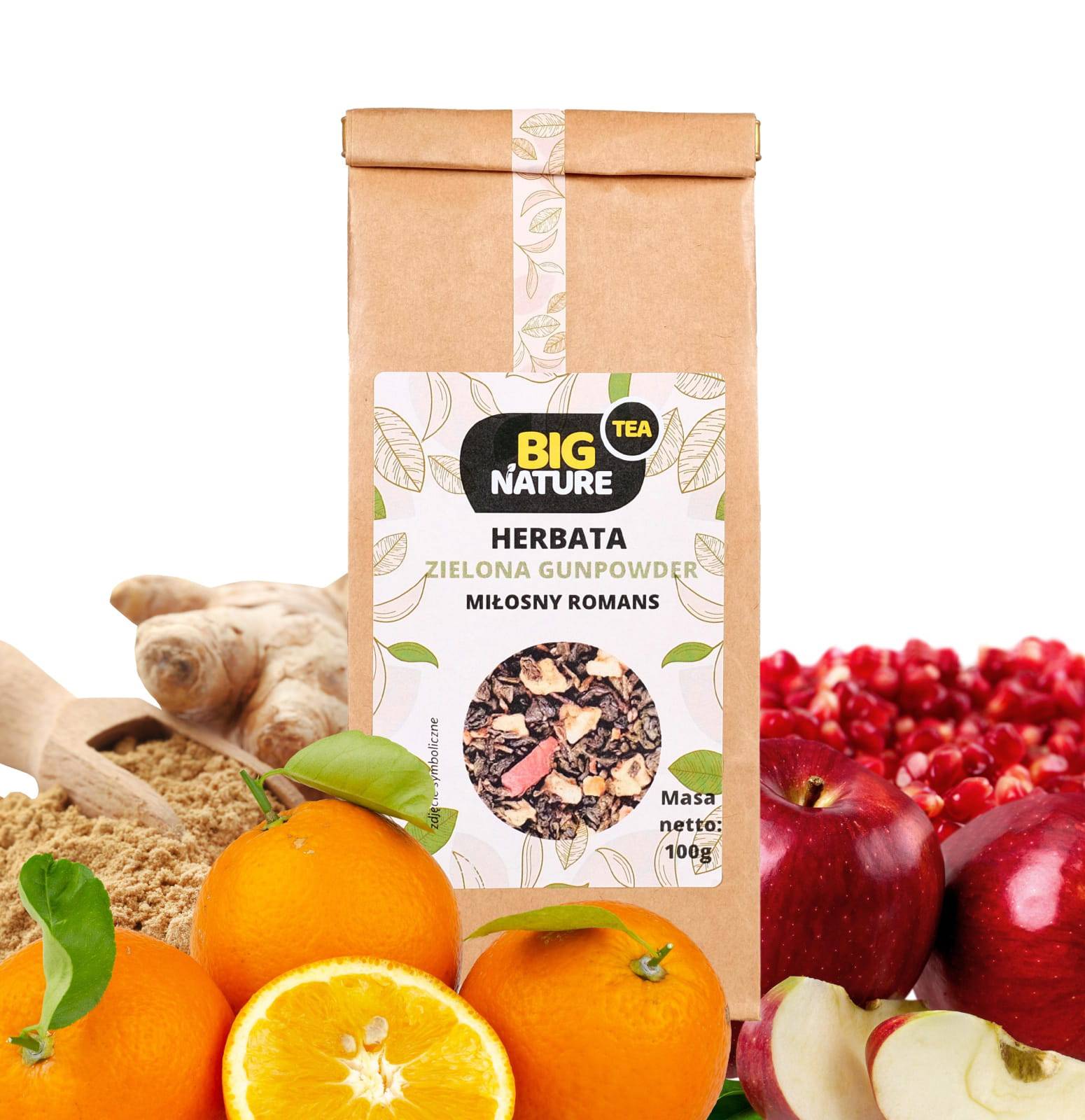 Herbata zielona GUNPOWDER MELODIA ZMYSŁÓW 100g - BIG NATURE — 3