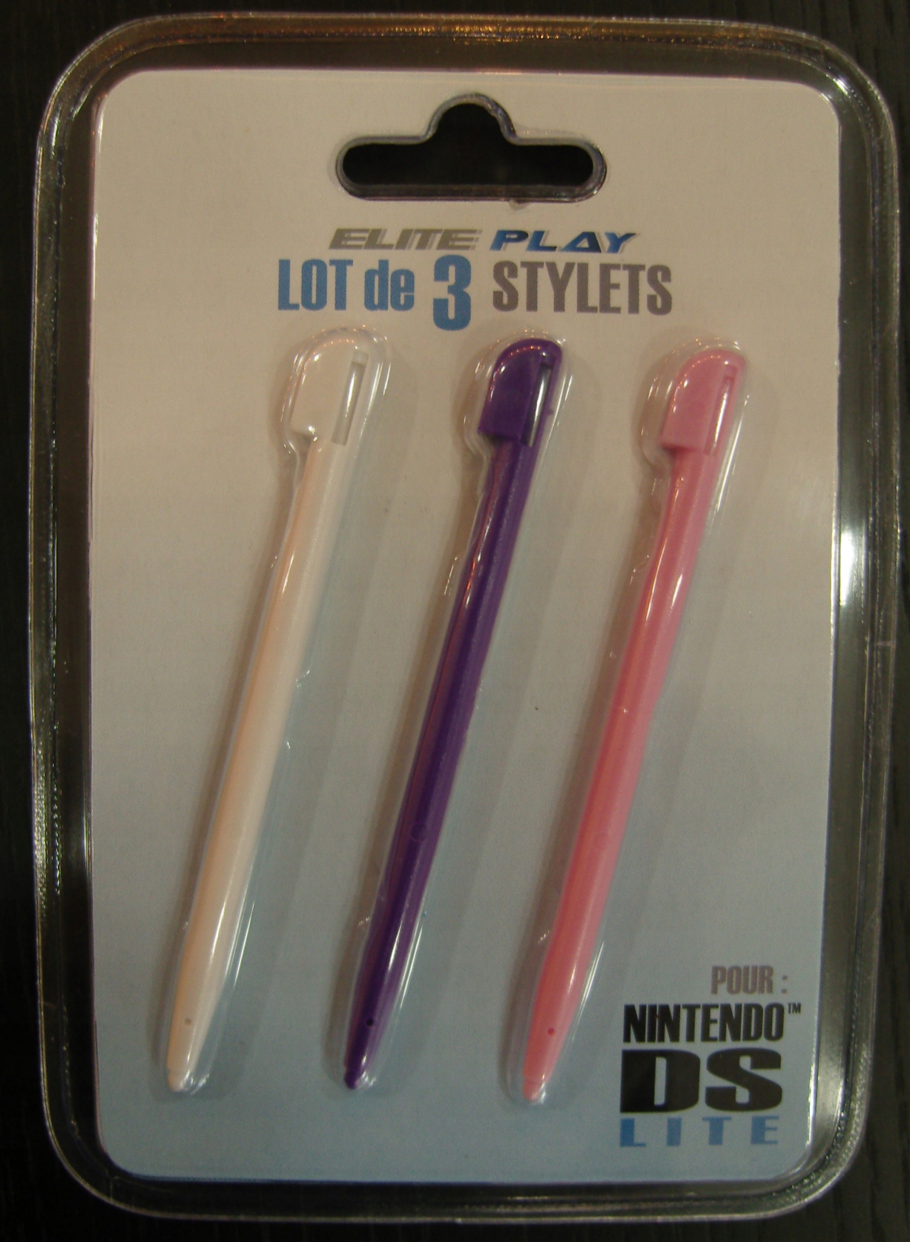 Pakiet 3 rysików do Nintendo DS Lite Elite