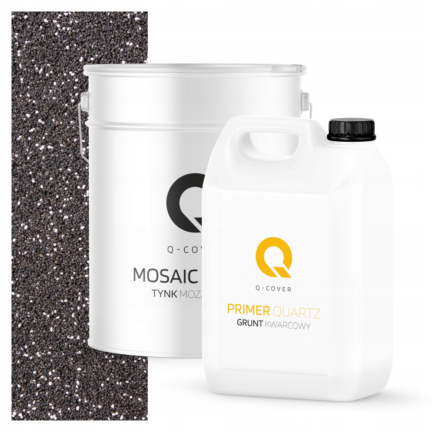 Mozaiková Omítka penetrační nátěr Sada 3.3m2 černá stříkaná bílou M43