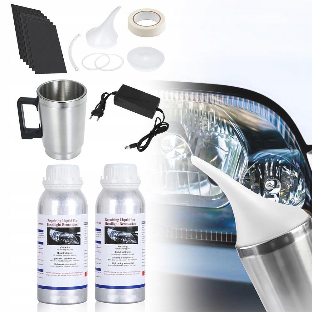 Sada pro regeneraci renovačních lamp a reflektorů Konvice Hrnek