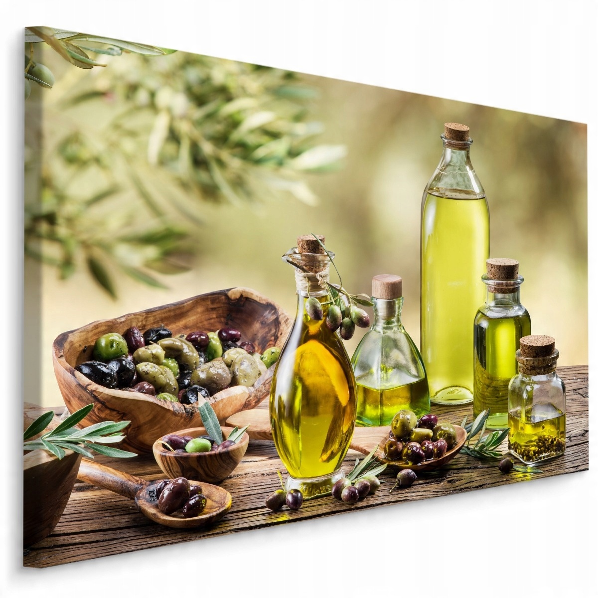 

Obraz do kuchni Oliwa z oliwek przyprawy 70x50