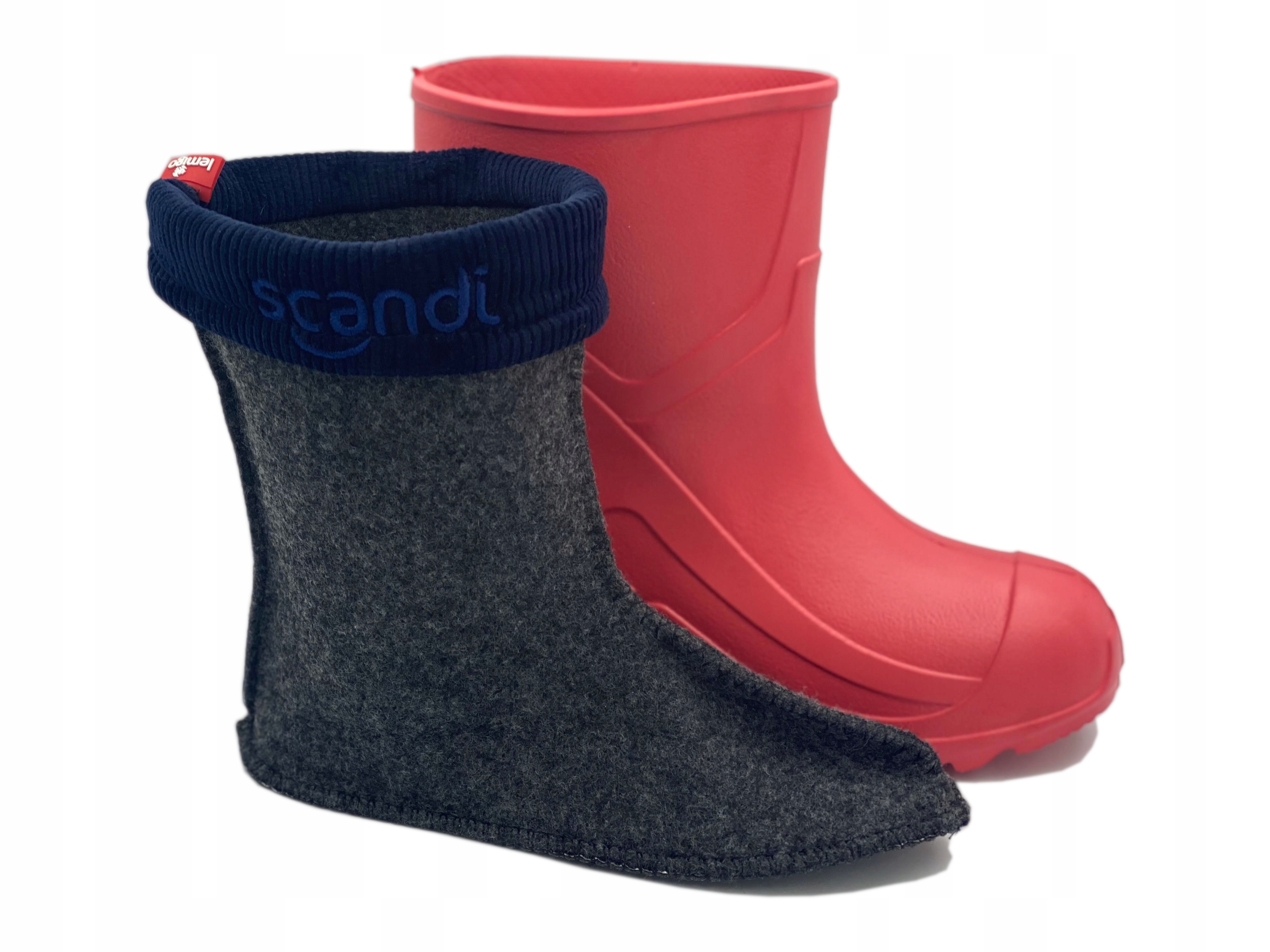 LEMIGO kalosze SCANDI ocieplane POLSKIE ! roz. 32 Bohater brak