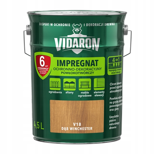 Vidaron Impregnat dekoracyjny 4.5L Dąb Winchester