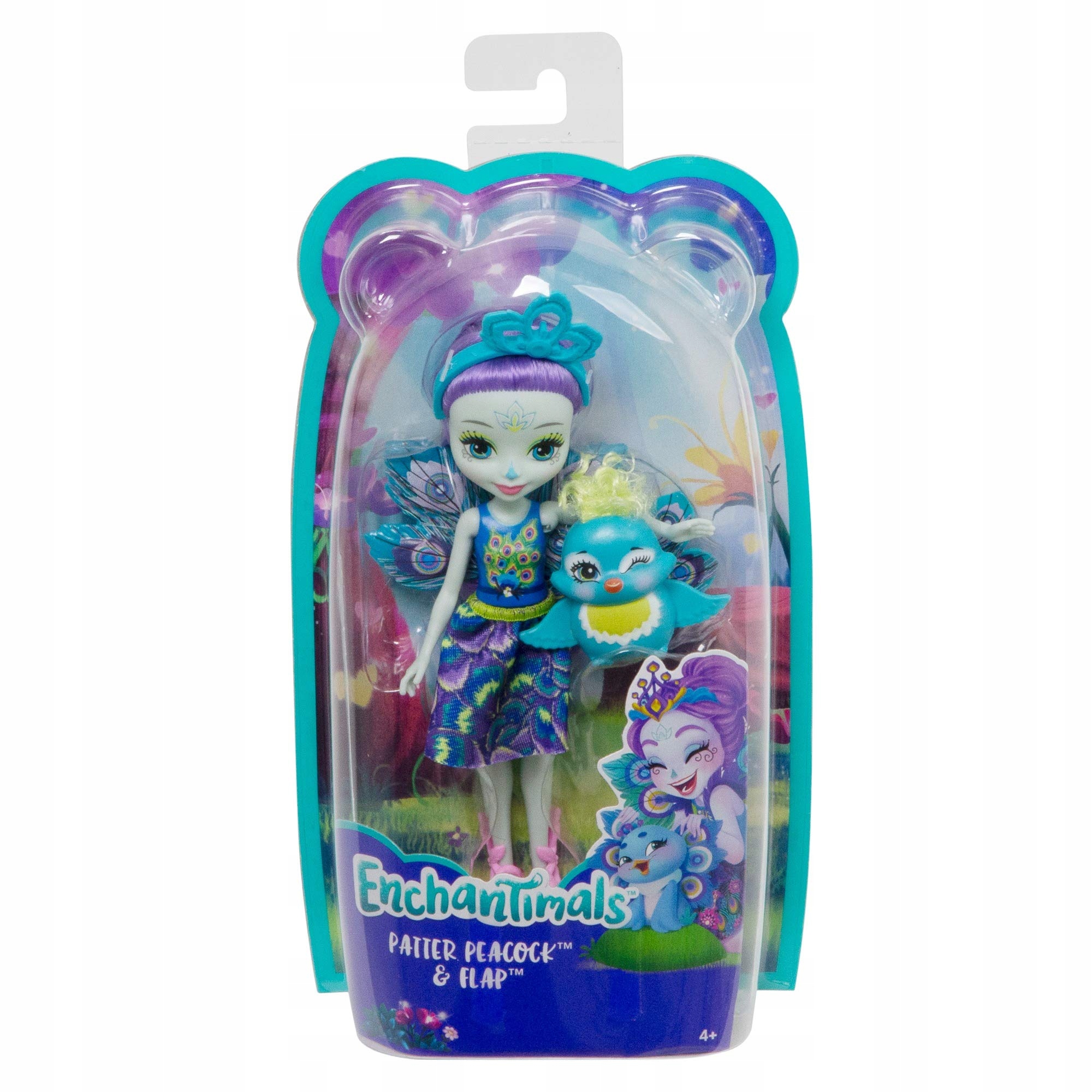 

Lalka Enchantimals Patter Peacock i paw Flap