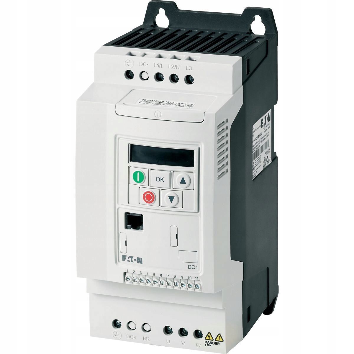 Falownik DC1-349D5FB-A20CE1 4kW 3-fazowy 400V z filtrem Rfi z modułem hamuj