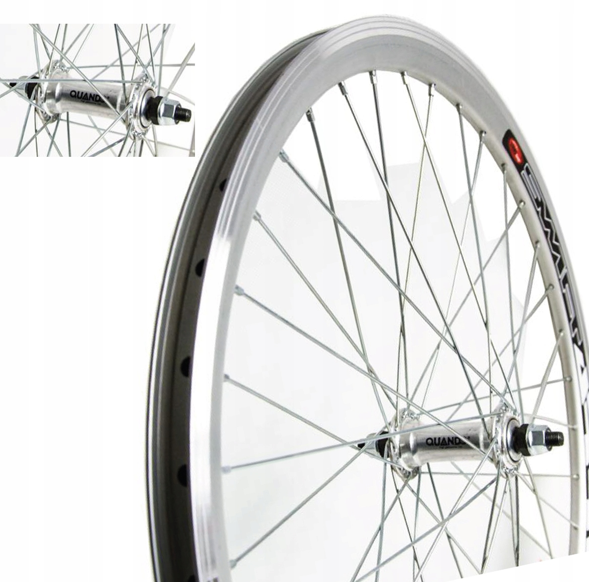 Велосипедное колесо 26 передняя конусная ступица quando в  .