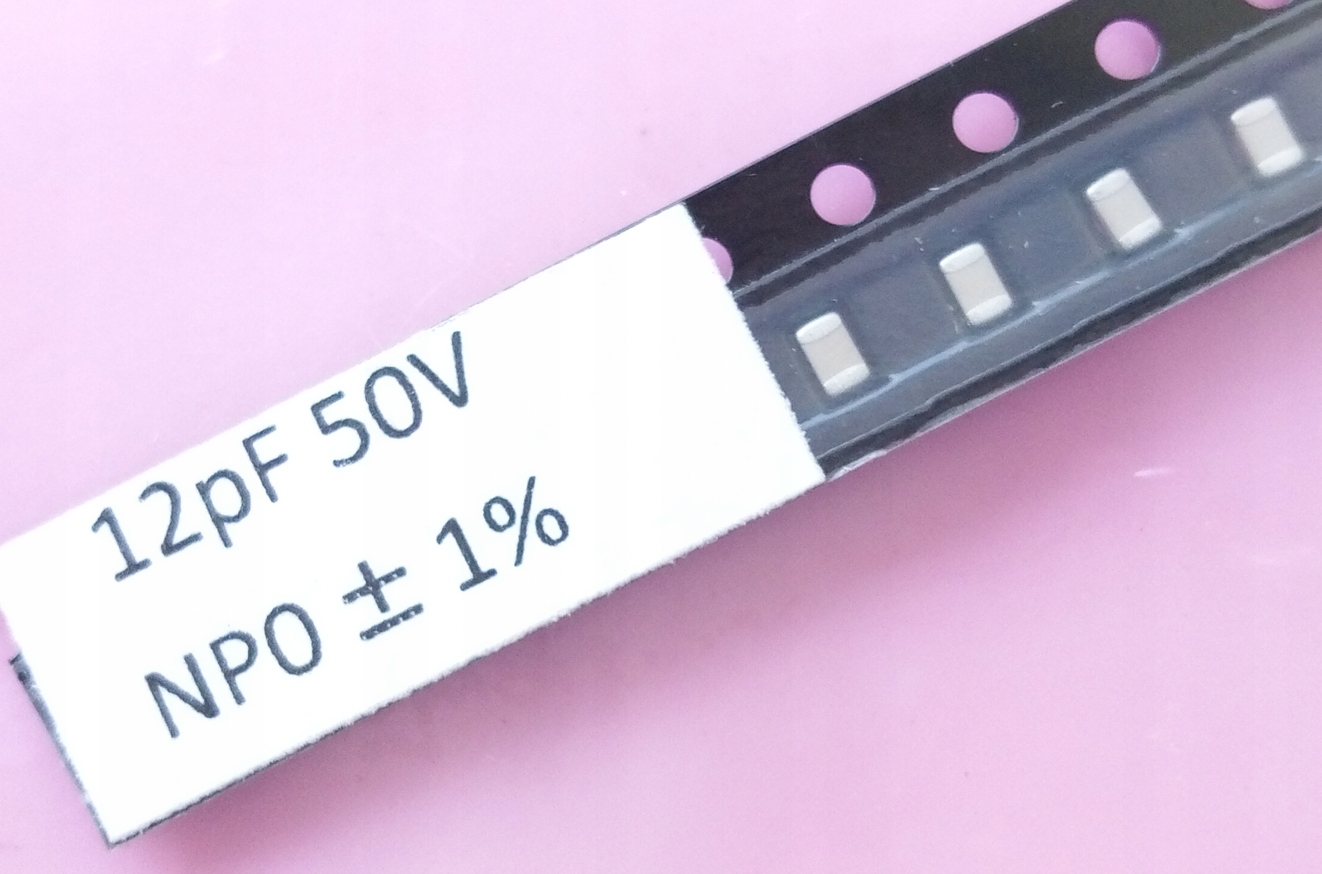 [20szt] 12pF 50V 1% Kondensator Smd 0805 NP0 Hq