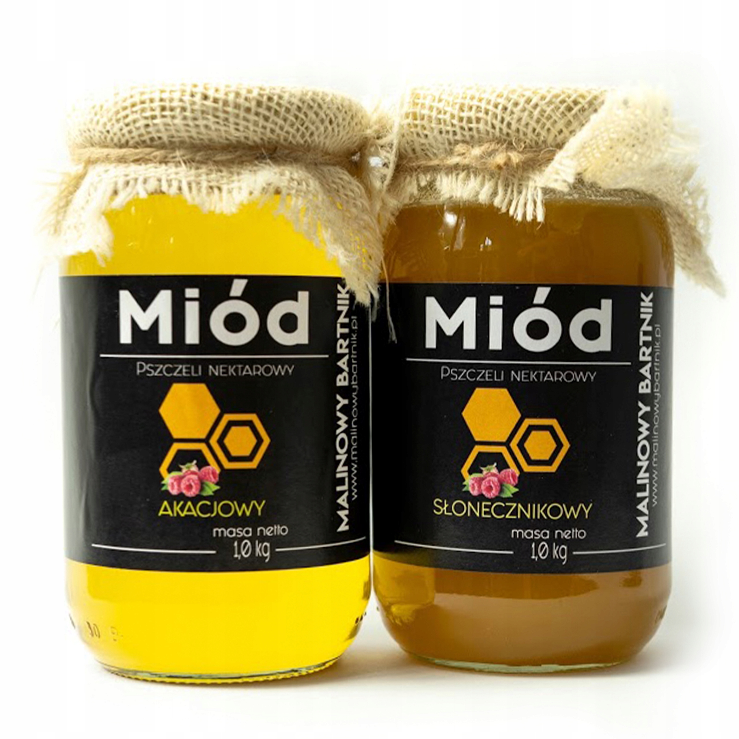 Set Akáciového a slunečnicového medu 2 kg – Výjimečný med na odolnost