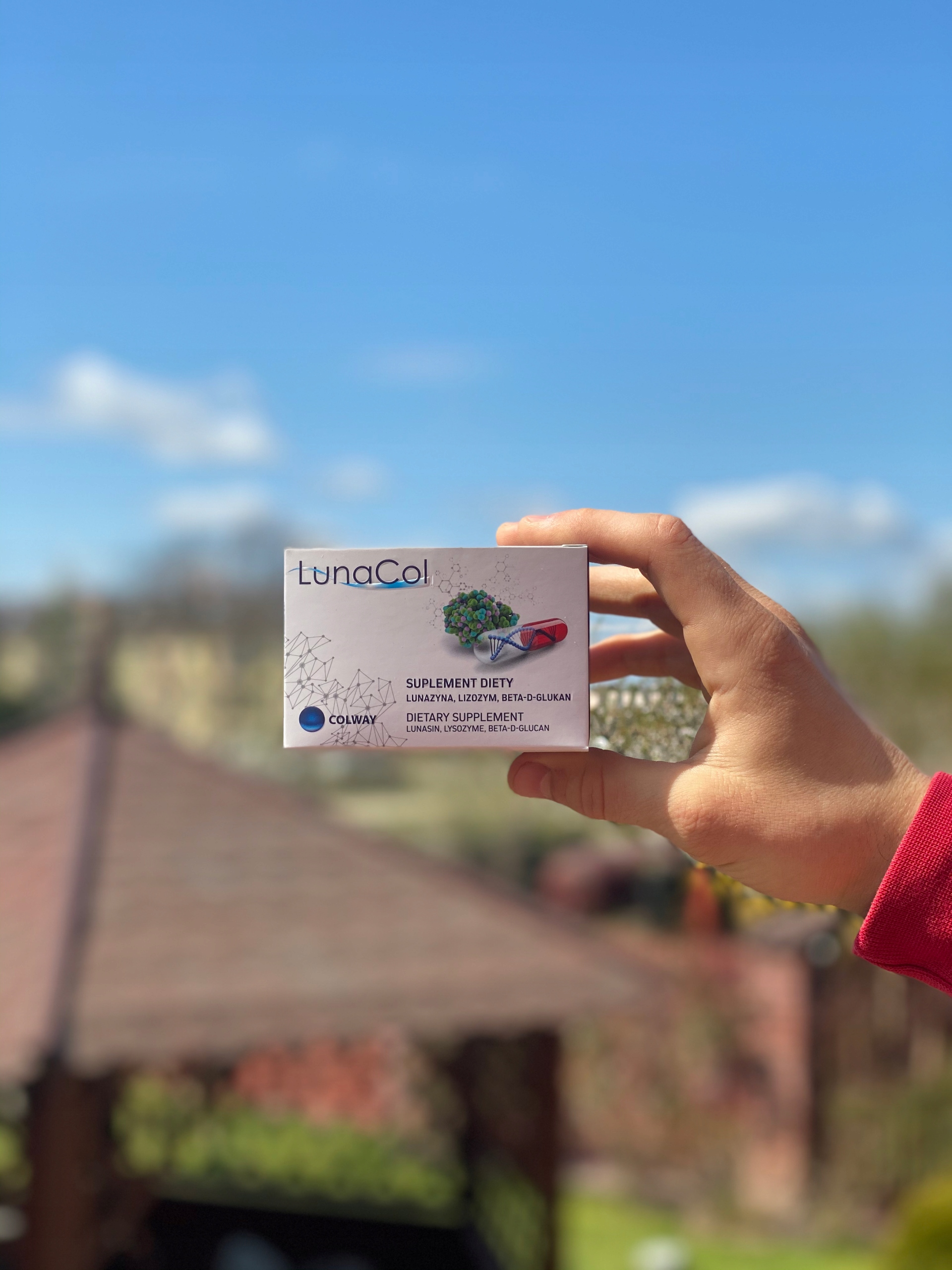 LunaCol COLWAY Lunazyna+ Lizozym (muramidaza) +Beta-D-Glukan 60 k.+ PREZENT Marka Colway