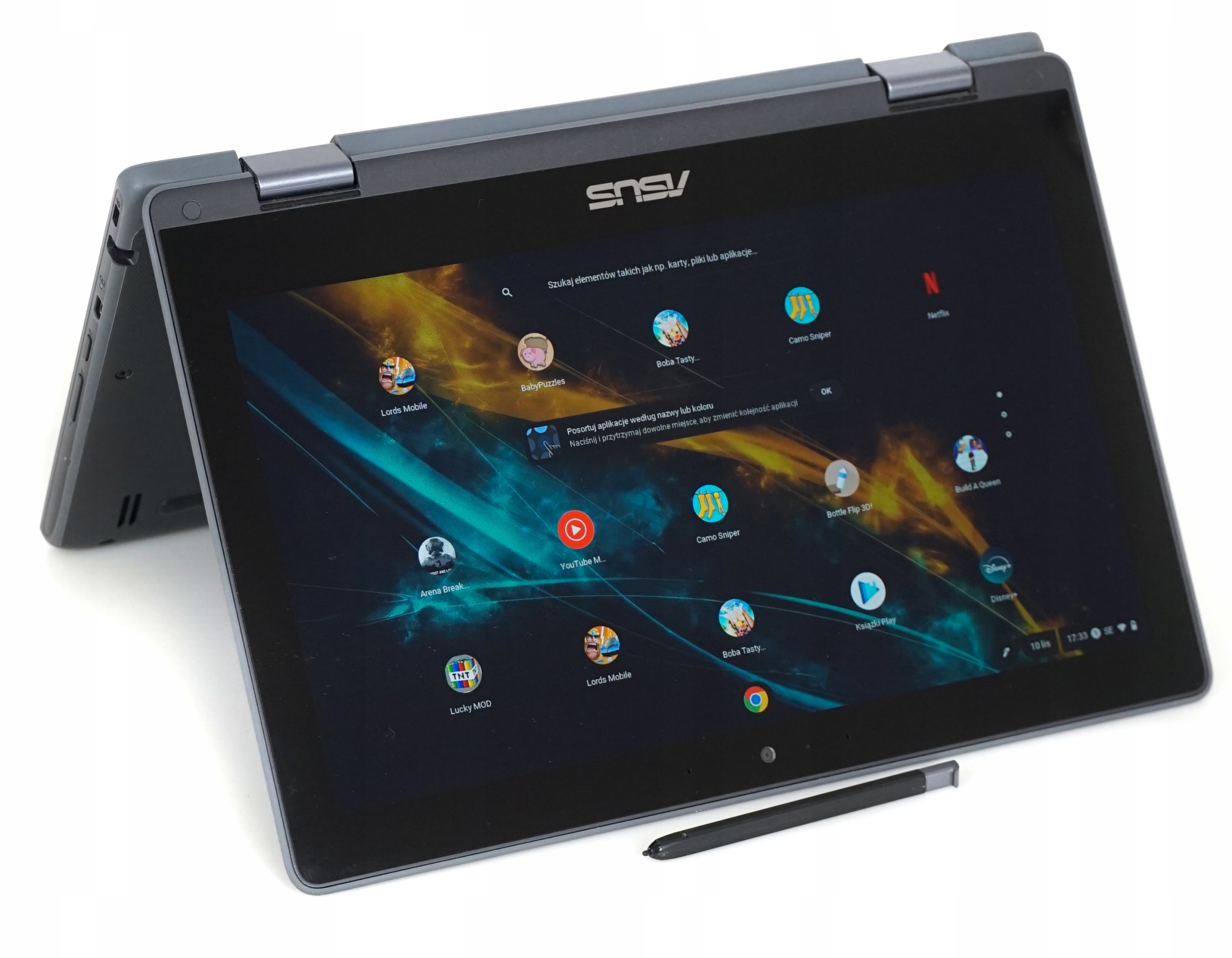 Asus Chromebook Flip C214 - Niska cena na Allegro