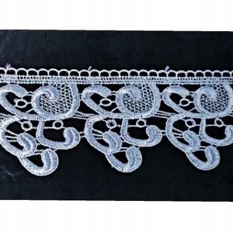 

Gipiura Angielka szara Koronka Firana Ornament 8