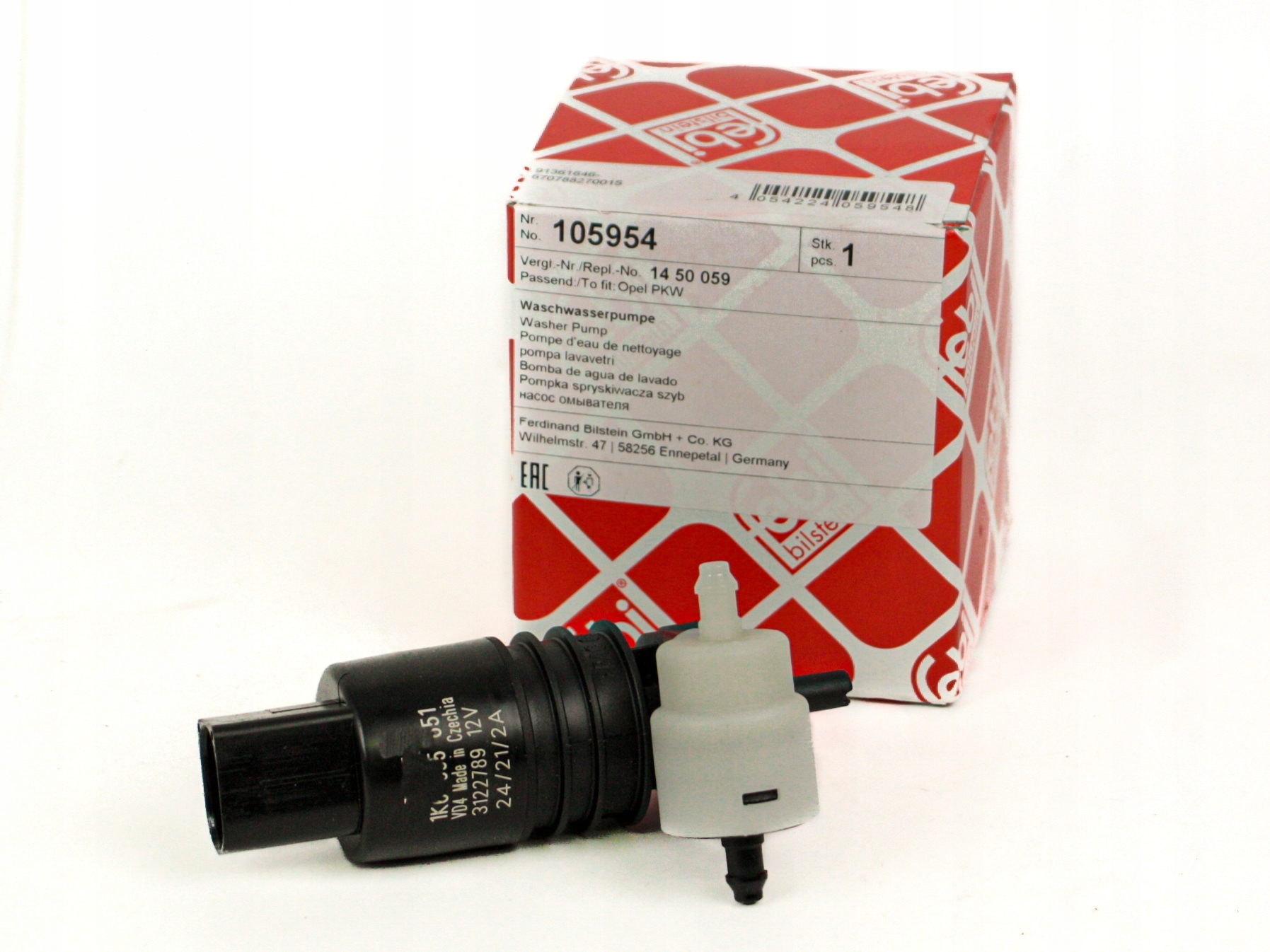 

Opel Astra J K, Insignia pompka spryskiwacza