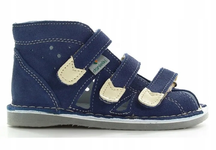 Profilaktyczne kapcie Danielki kolor jeans 21