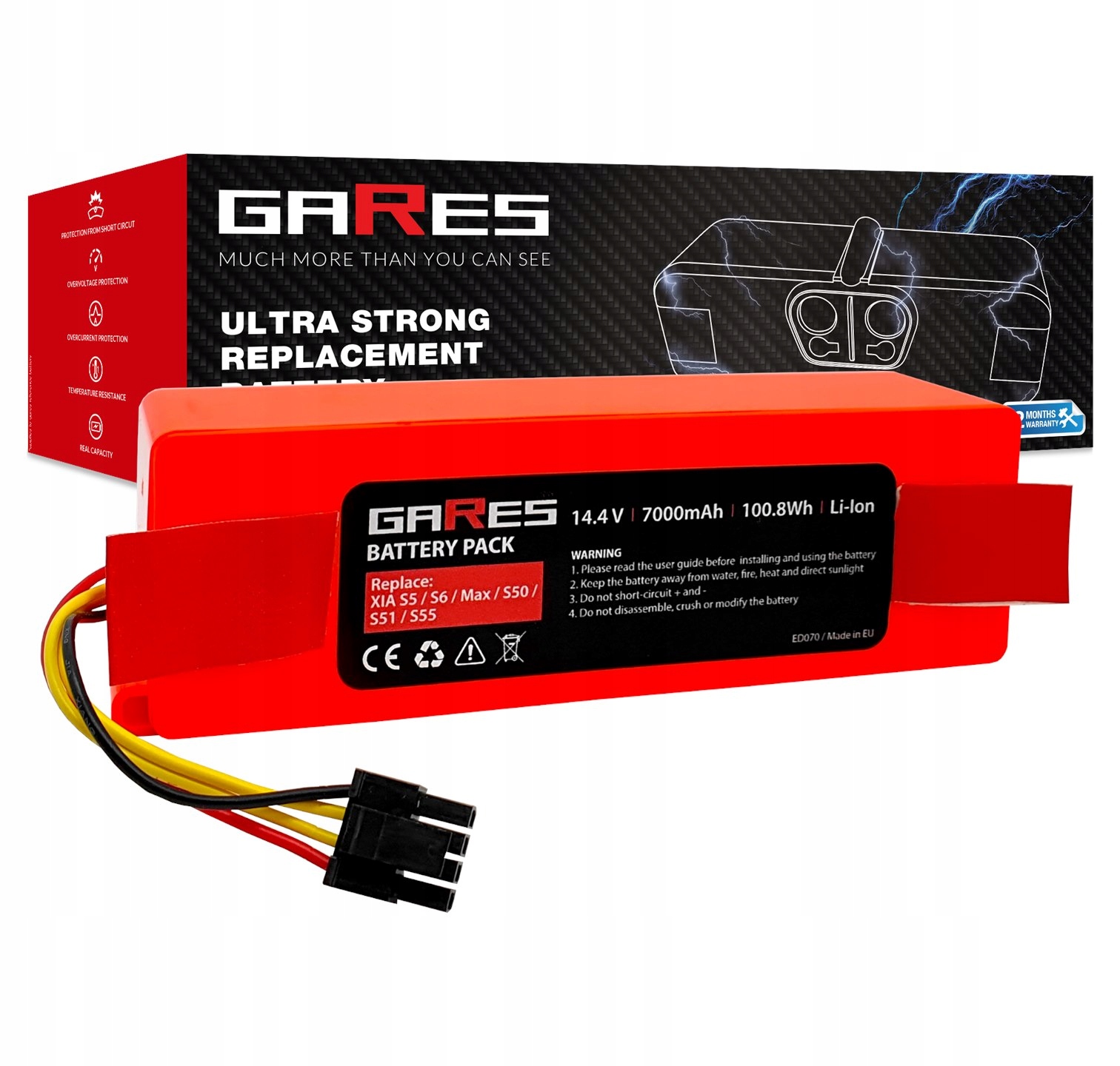 Batéria pre Xiaomi Roborock S50 S51 S55 14,4V 7,0Ah