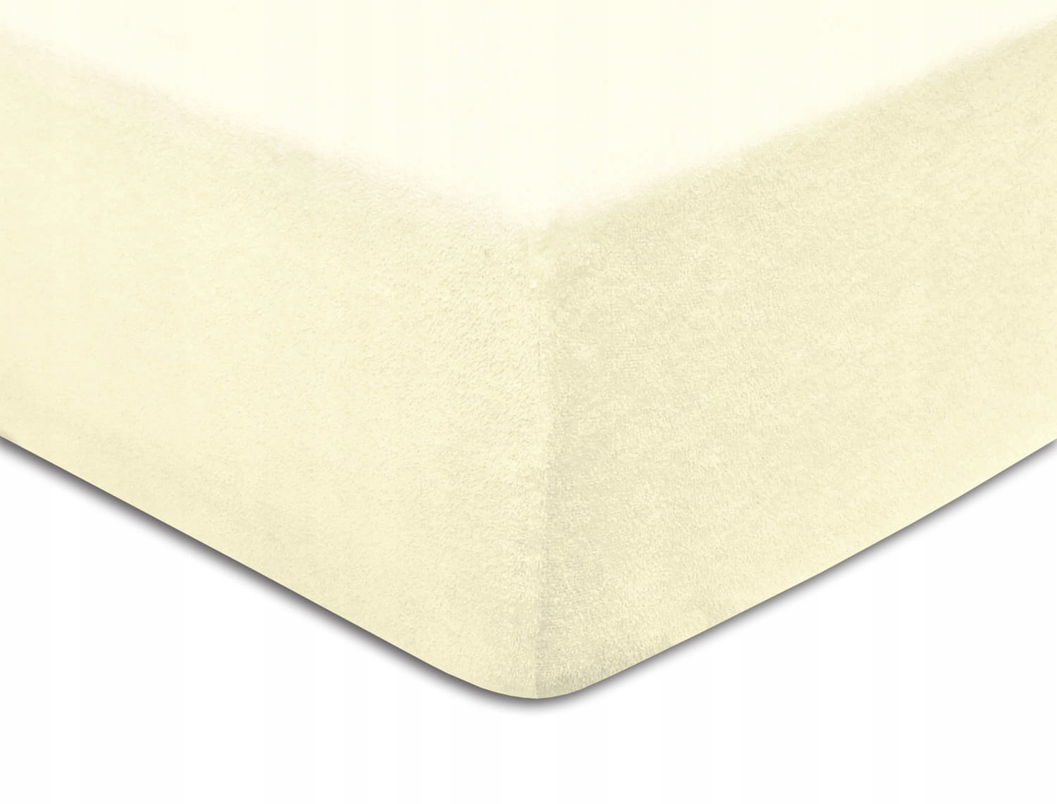 

Prześcieradło Frotte z Gumką 90x200 Kremowe