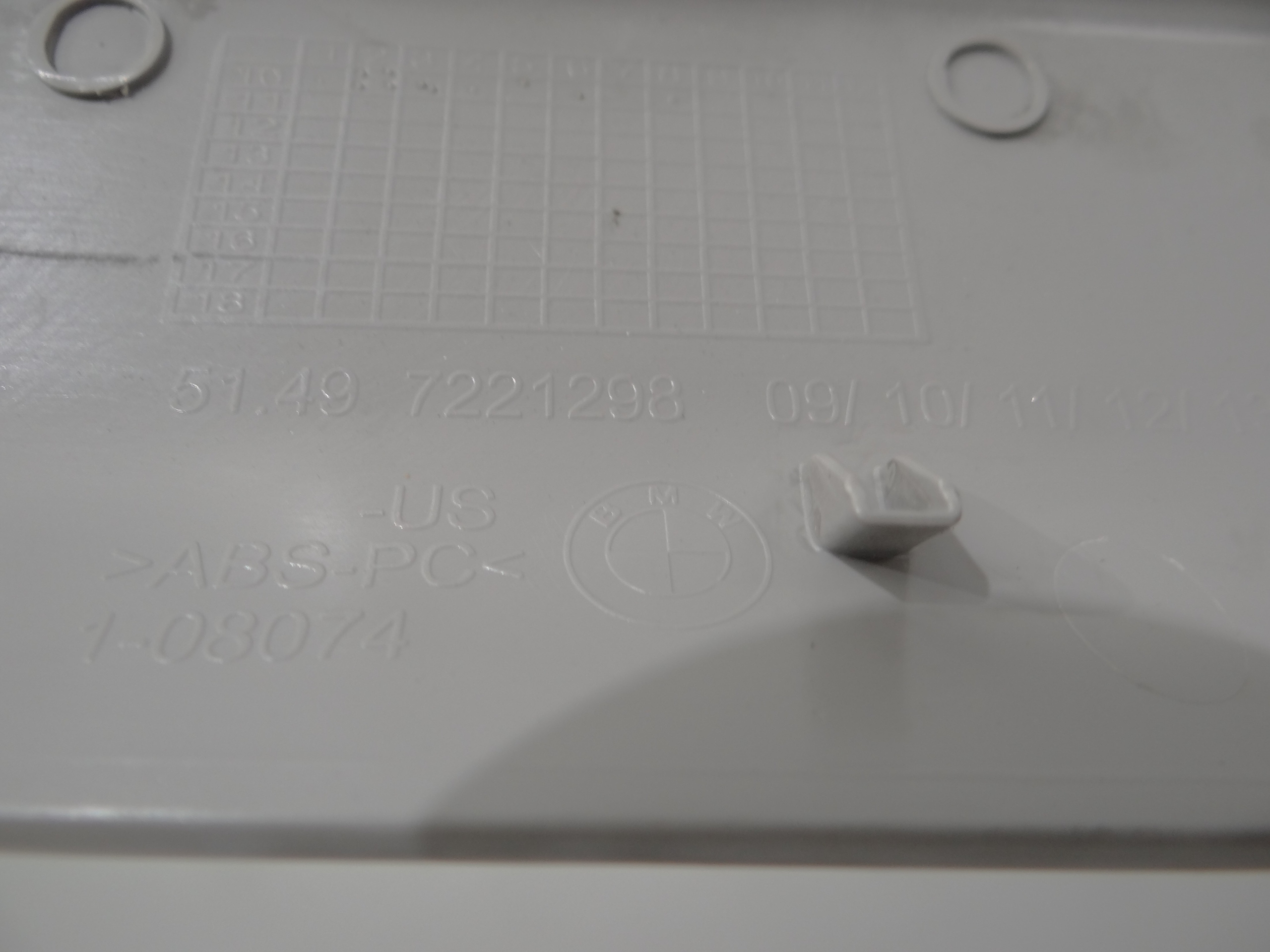 cover bonnet boot right BMW X3 F25 7221298