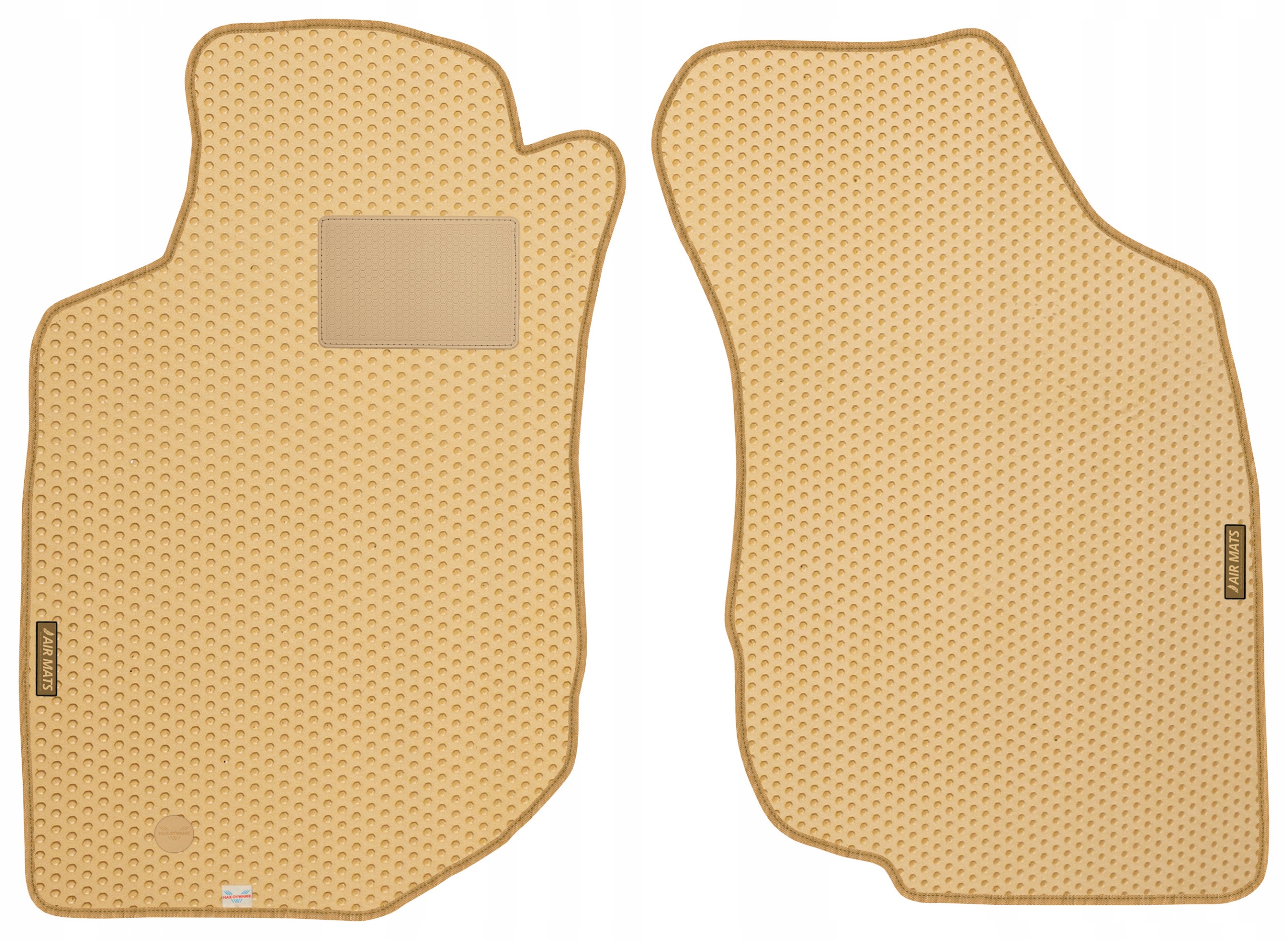 Toyota Hilux VII 2005-2015 Béžové gumové koberce Eva Air Mats