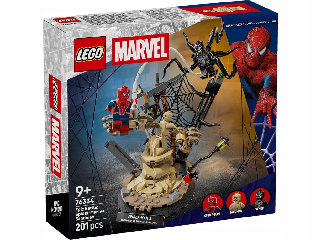Lego 76334 Heroes Epická bitva: Spider-Man versus Sandman