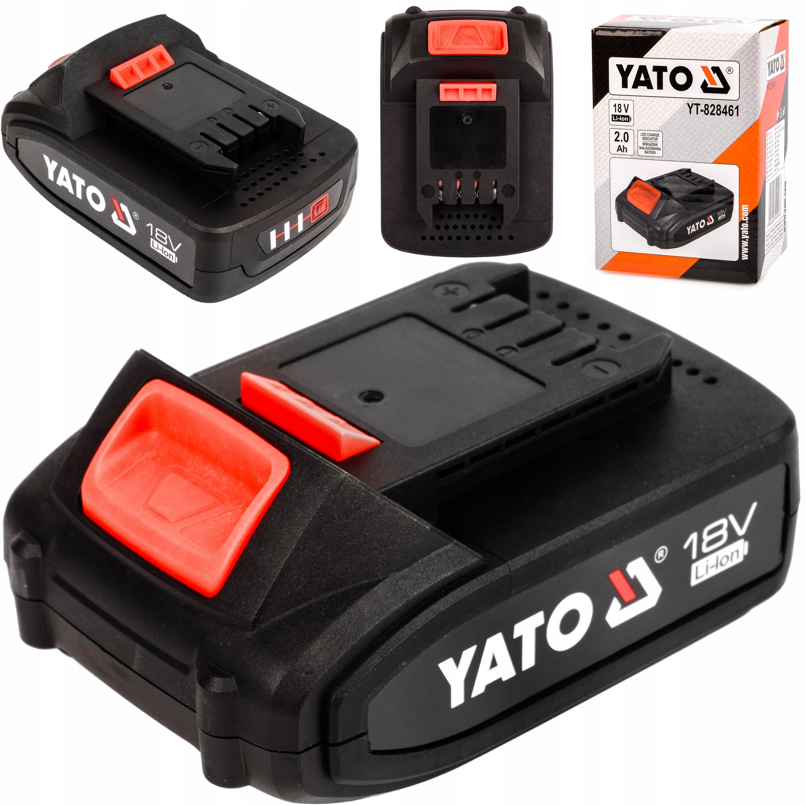 Akumulator Yato 18V Li-ion 2,0AH Bateria Elektronarzędzi System Ładowarka
