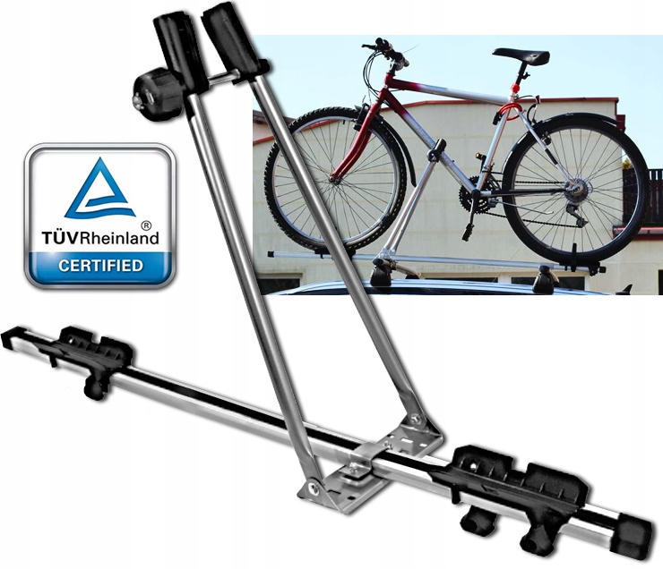 UCHWYT ROWEROWY NA DACH BAGAZNIK AMOS ALUMINIUM