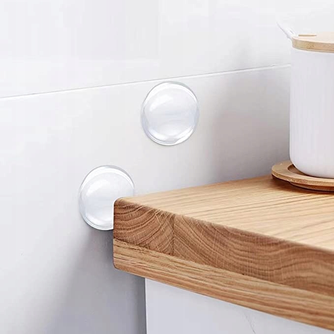 ODBOJNIK KLAMKI DRZWI SAMOPRZYLEPNY DO ŚCIAN 6 SZT Rodzaj przyklejany