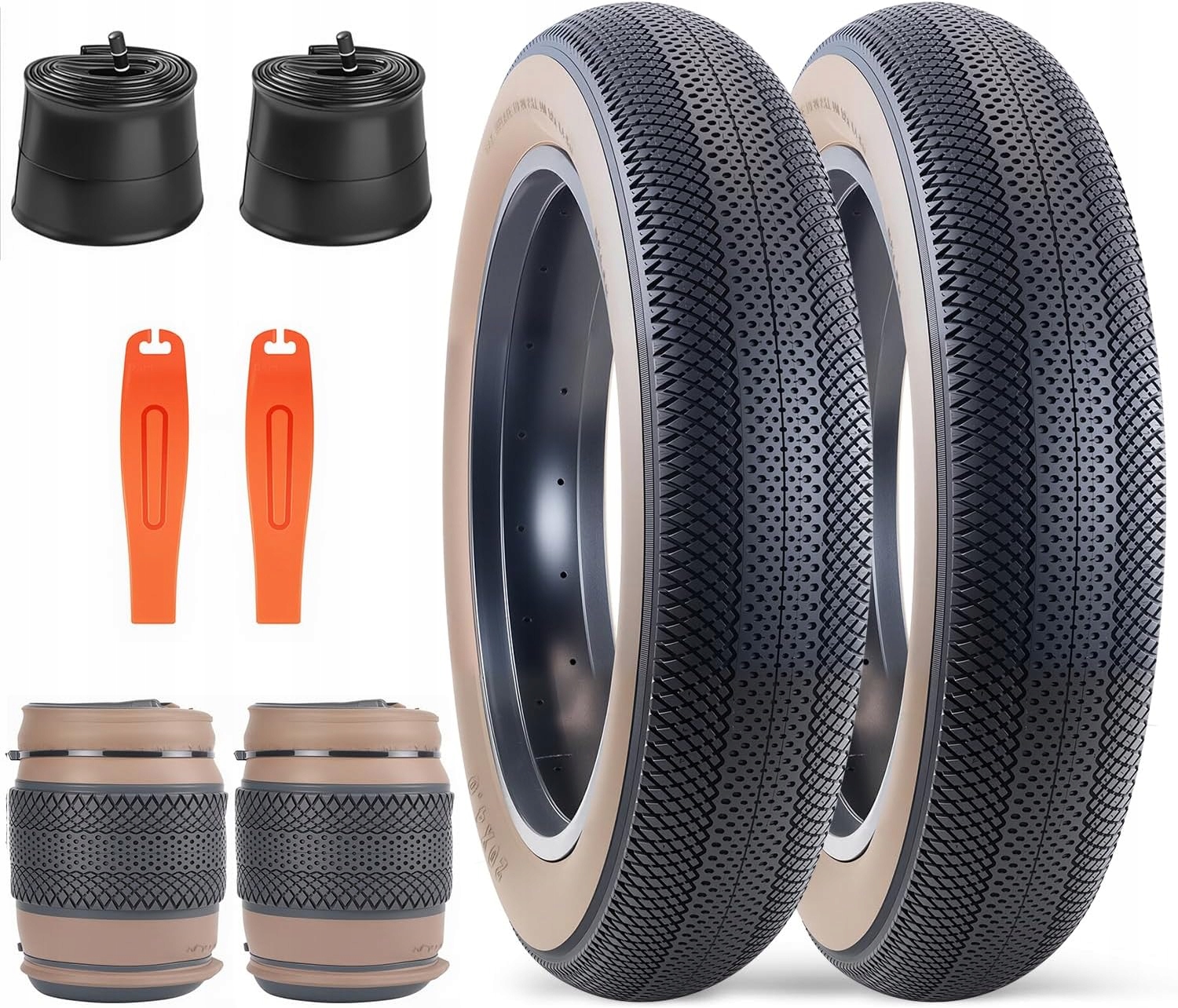 Zukka Opona Fat Bike 26X4.0 Składana Na Rower Mtb Zwijana Komplet 2SZT. GA2