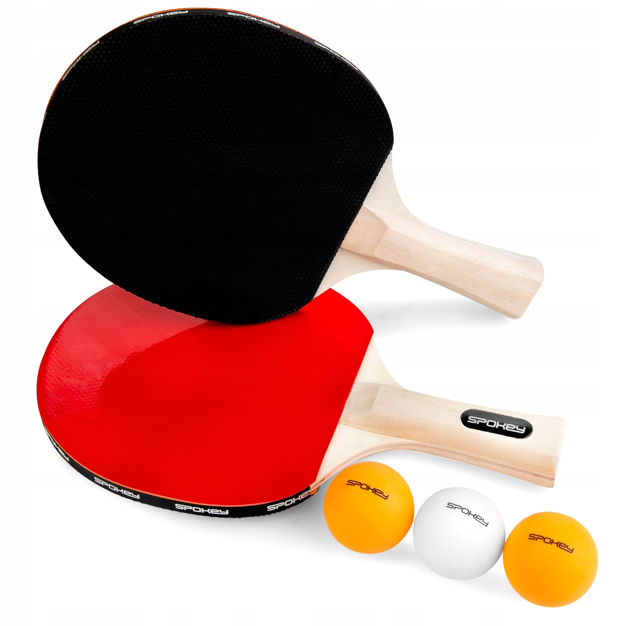 Zestaw do tenisa stołowego (2 rakietki i 3 piłeczki) ping-pong Spokey Joy