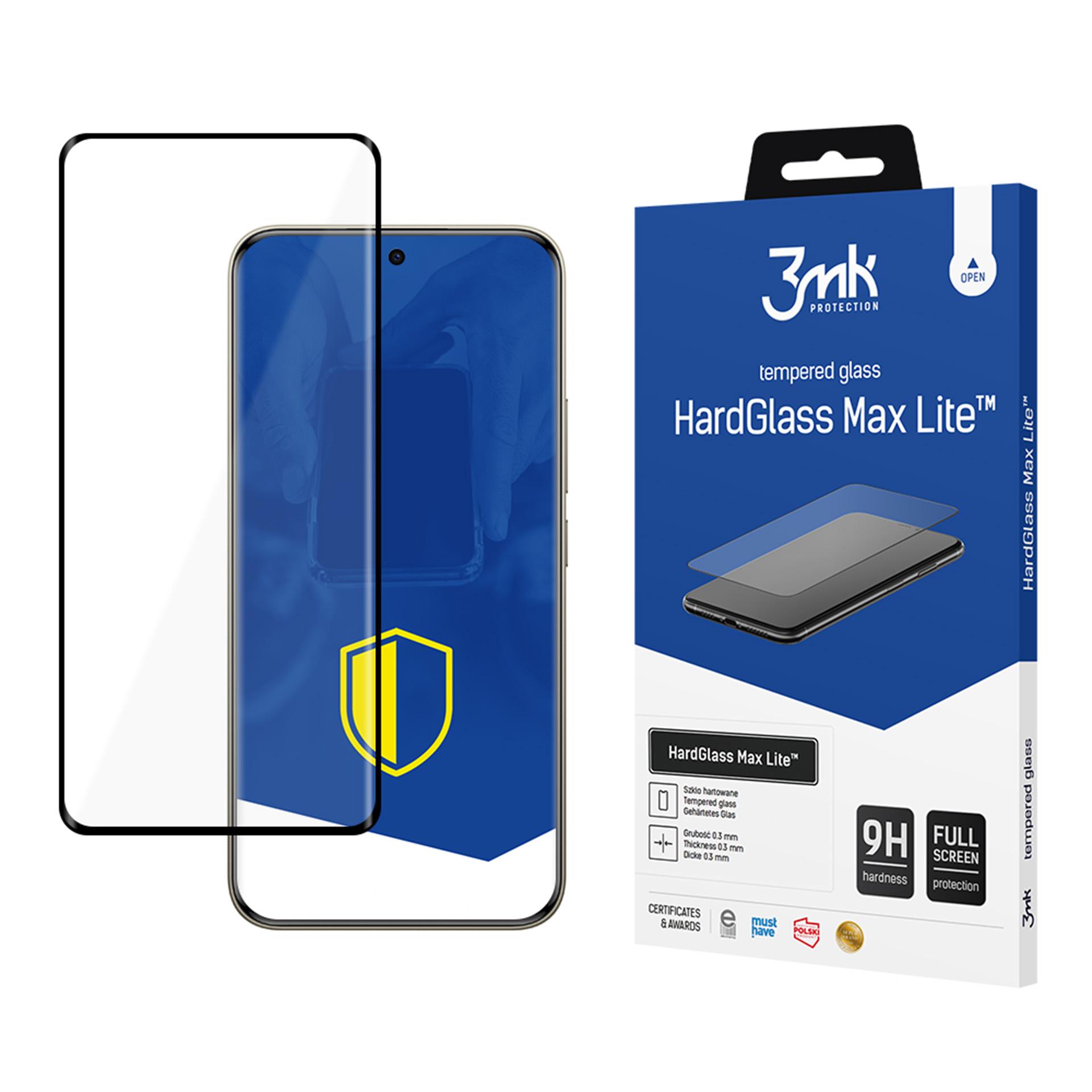 3MK Hardglass Max Lite Do Xiaomi Redmi Note 15 Pro+ Szkło Ochronne Z Filmem