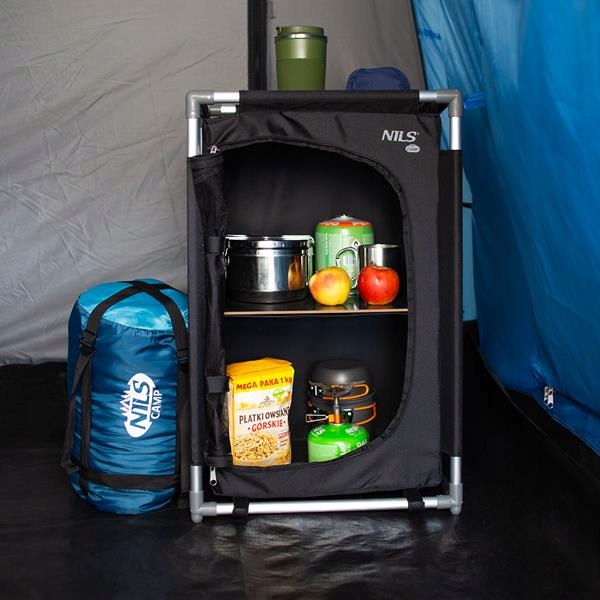 Szafka tekstylna MAŁA 2 półki przenośna z torbą pokrowcem TURYSTYCZNA Nils Producent inny