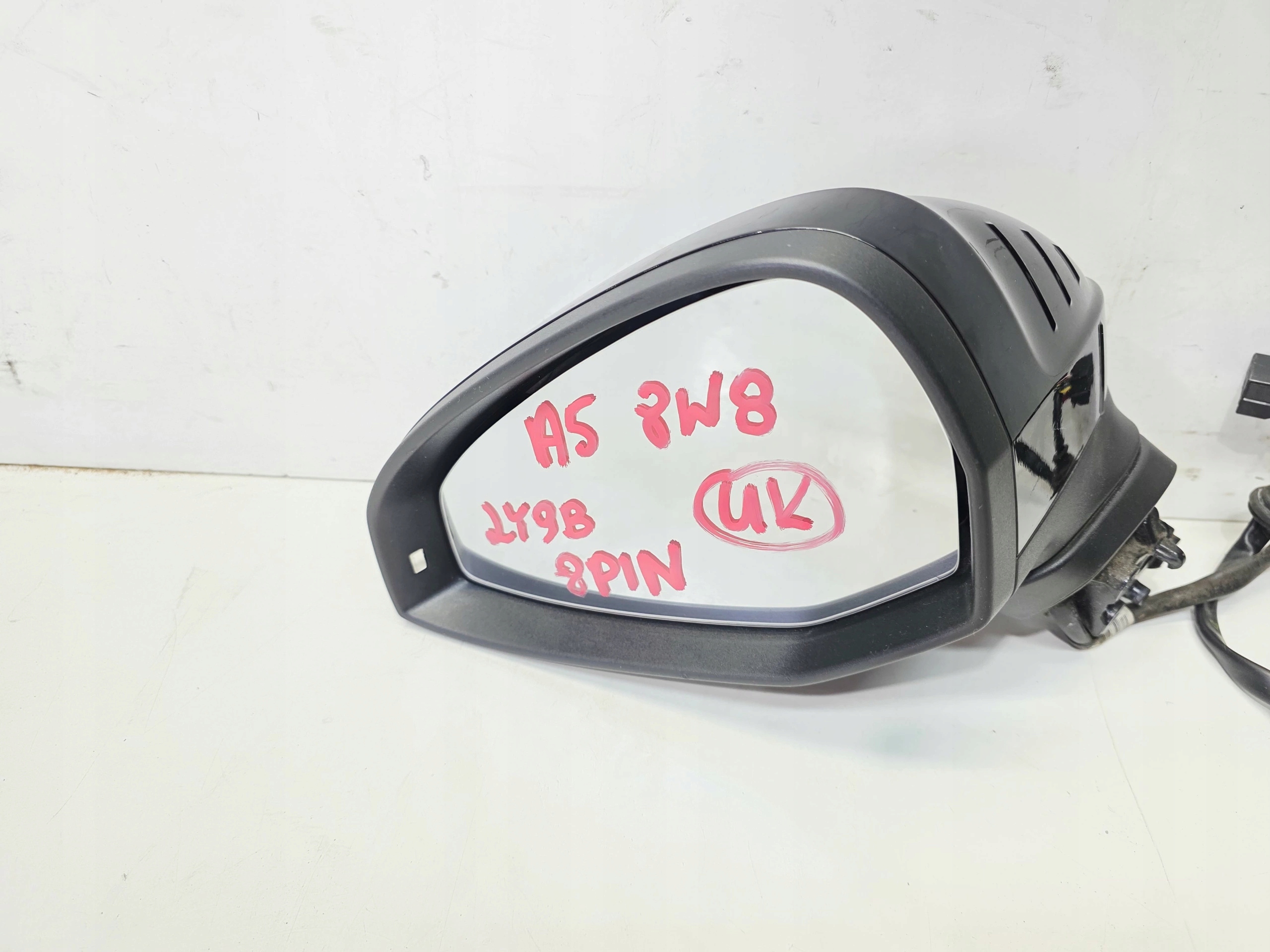 mirror exterior right AUDI A5 8W8 SPORTBACK LY9B 8 PIN UK