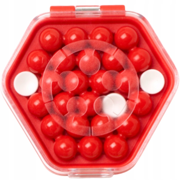 Smart Games Iq Mini Hexpert łamigłówka gra logiczna czerwona 1 sztuka
