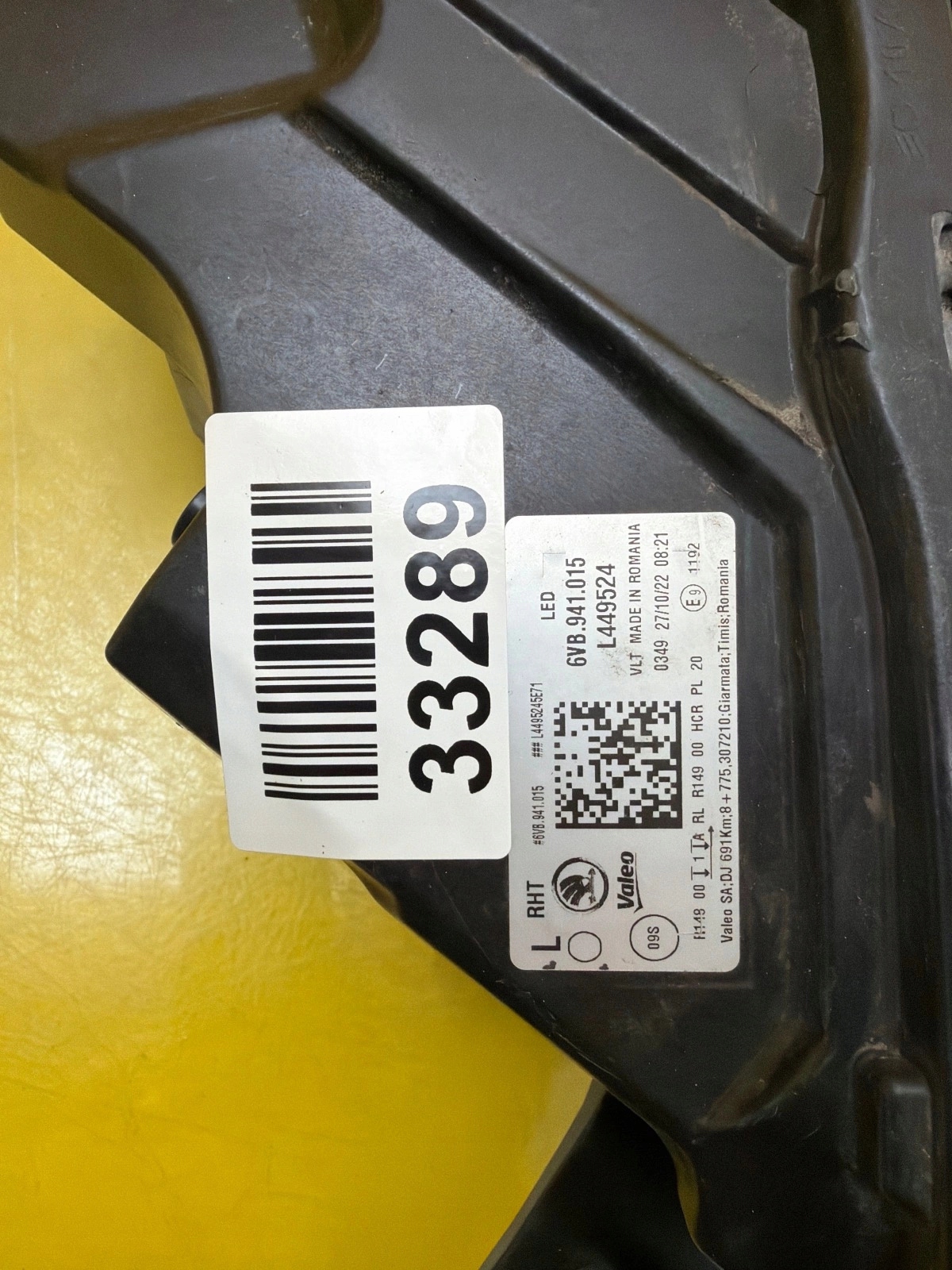 light left Skoda Fabia 4 IV Full Led 6VB941015