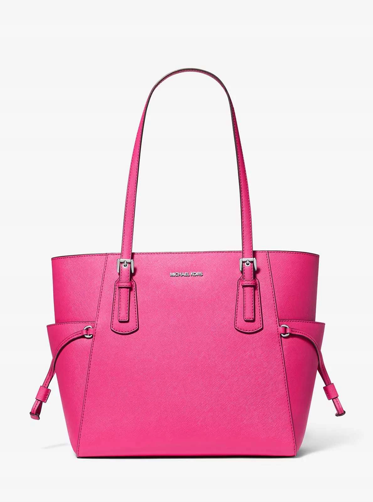 Michael Kors dámská kožená velká kabelka Voyager růžová