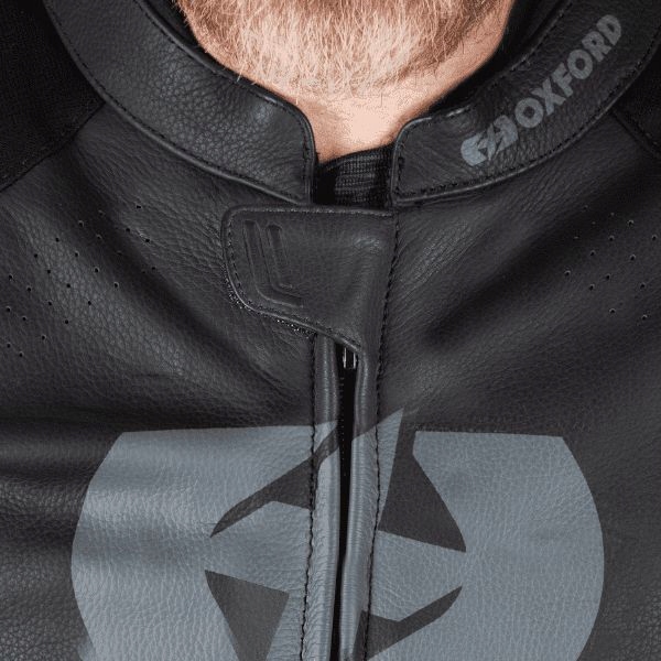 OXFORD SKÓRZANA KURTKA MOTOCYKLOWA MĘSKA NEXUS 1.0 BLACK XL Rozmiar XL