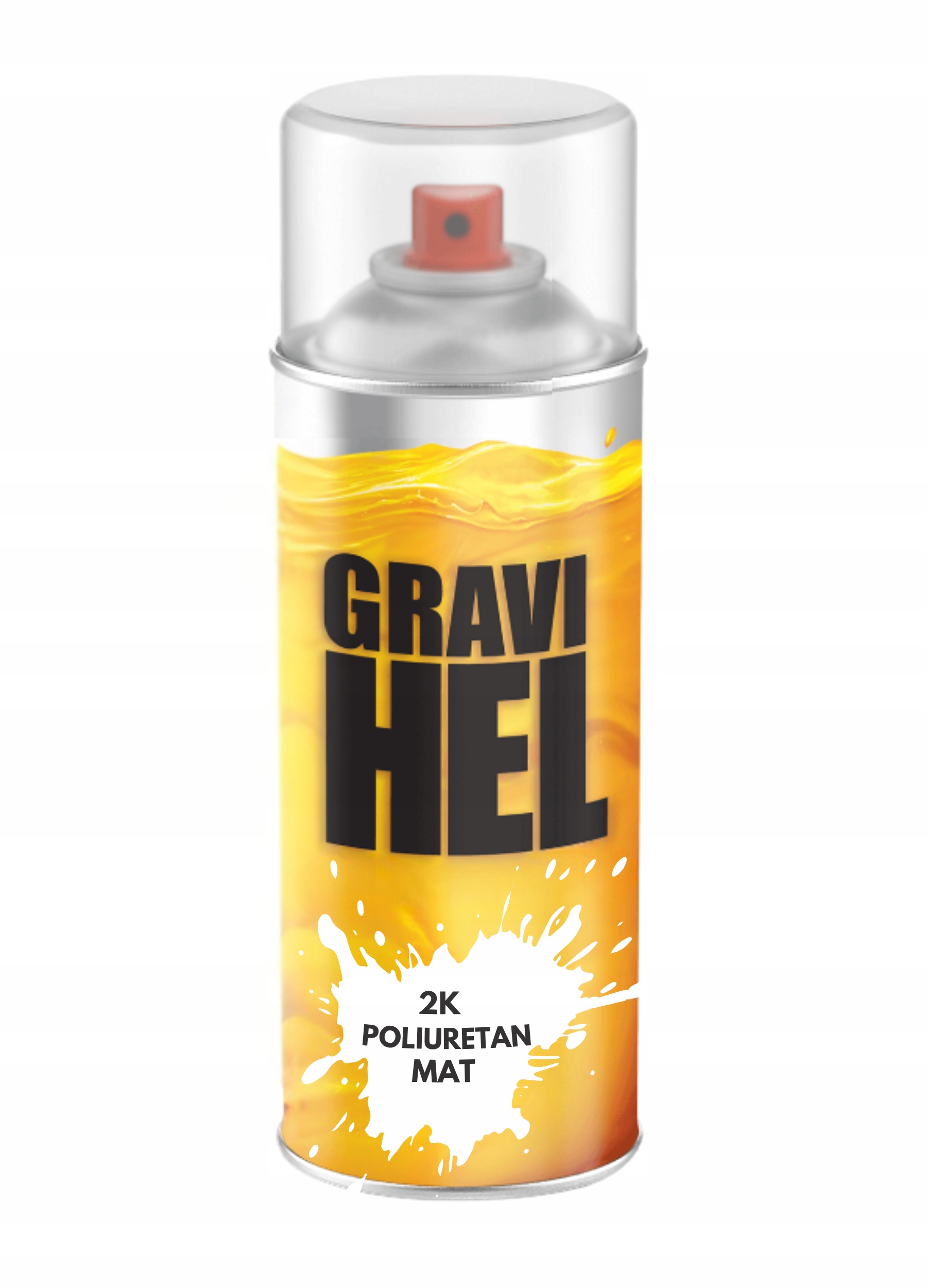 2K Poliuretan Bezbarwny Mat Z Utwardzaczem Klar Lakier Spray 400 ML