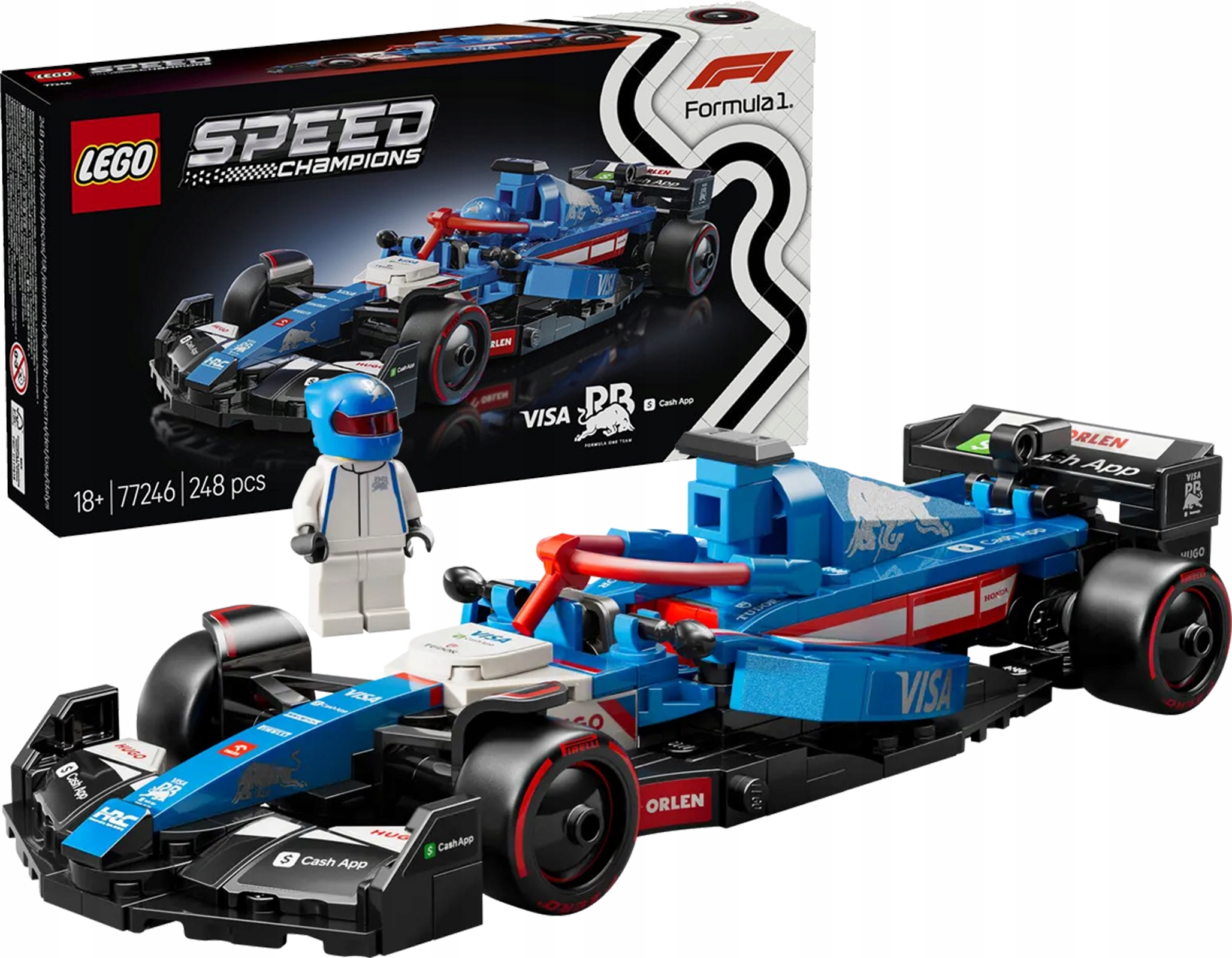 77246 Lego Speed Champions Formule F1 Visa Cash App Rb Vcarb 01