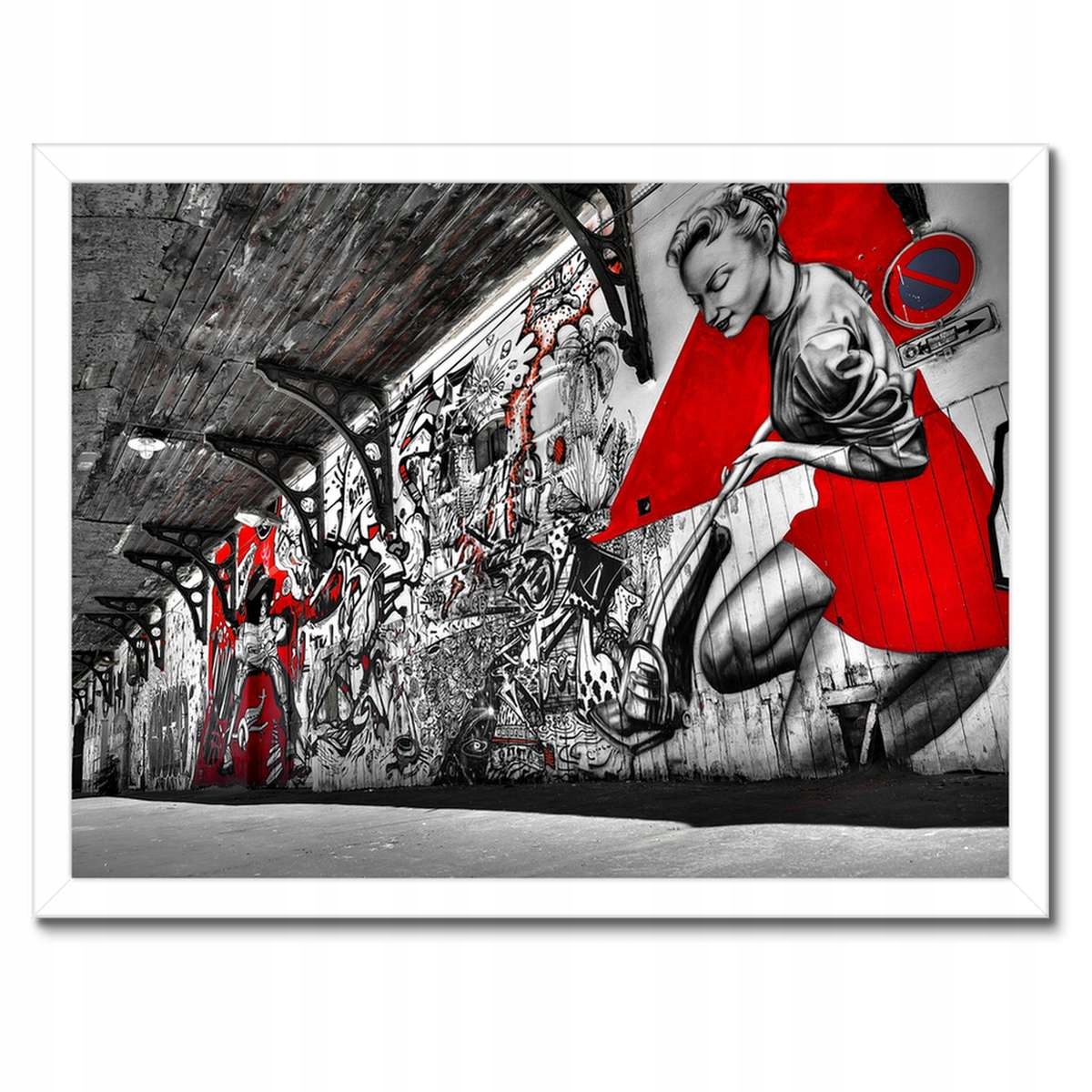Plakáty v rámu 40x30 Grafiti Mládežnický motiv