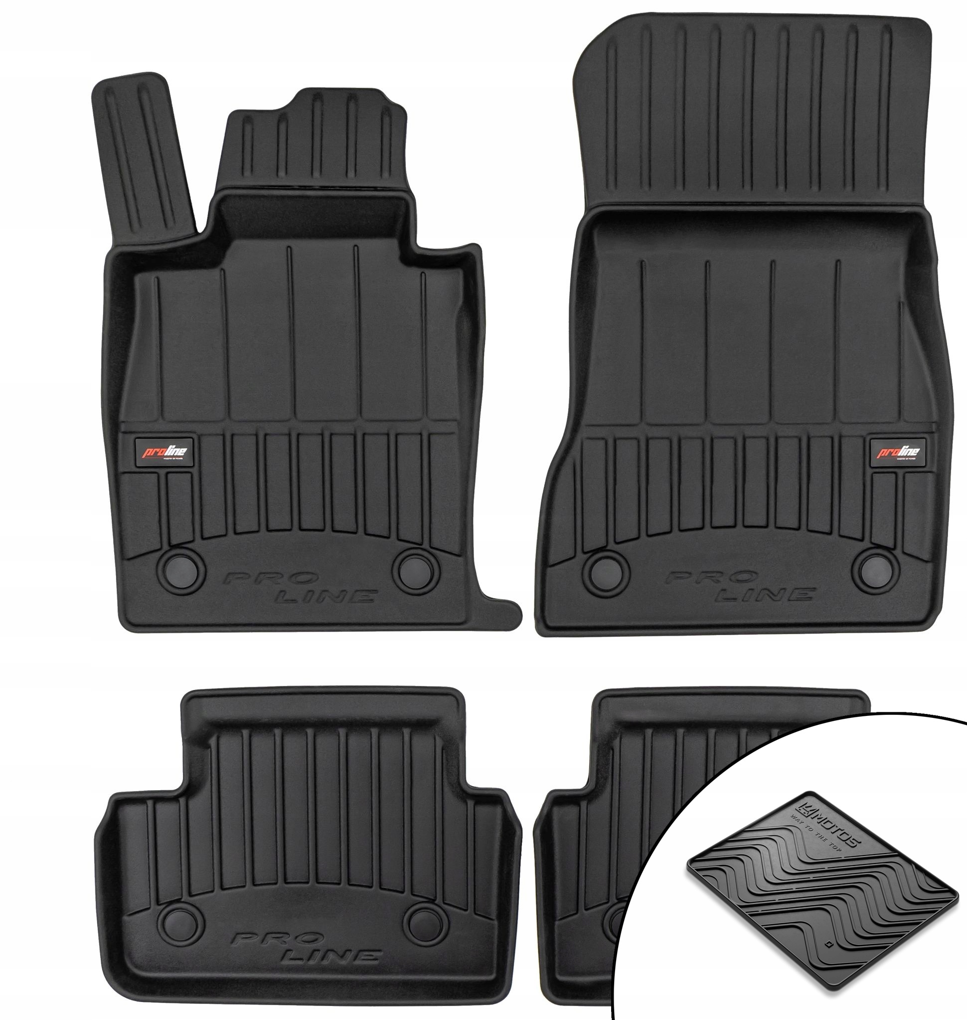 3D gumové koberce Land Rover Range Rover Sport III od roku 2022 rohož bonus