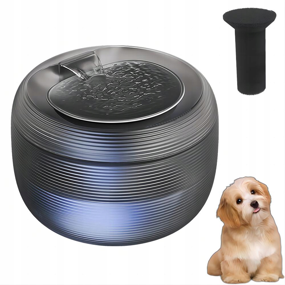 Fontána Pro Zvířata 2.5L Tichá Fontána Na Pití Pro Kočky A Psy