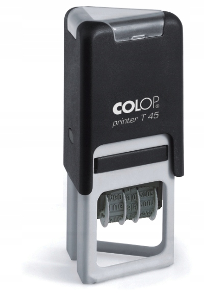 Pieczątka datownik trójkątny T45