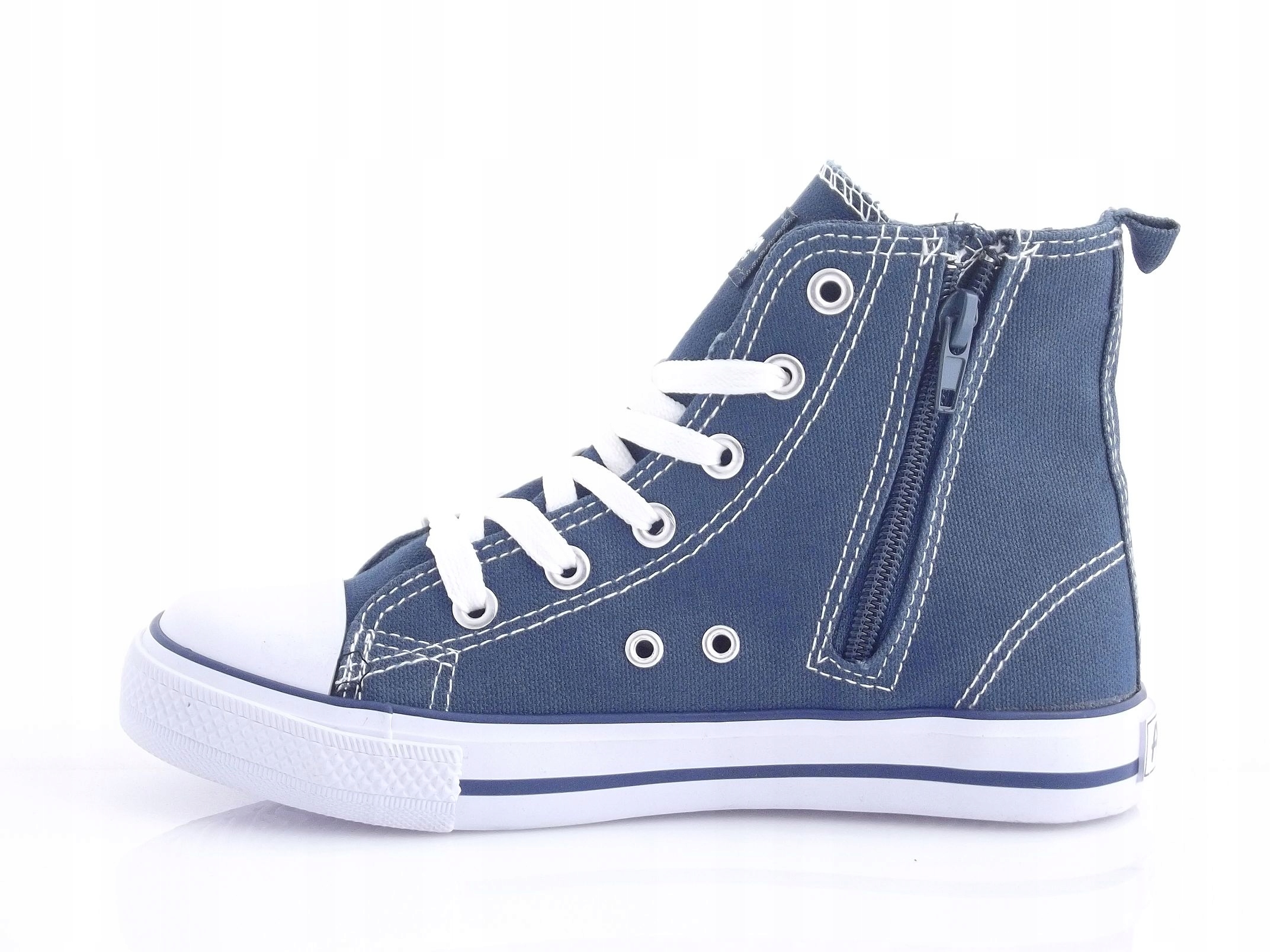 

Trampki dziecięce wysokie American Club denim r.32
