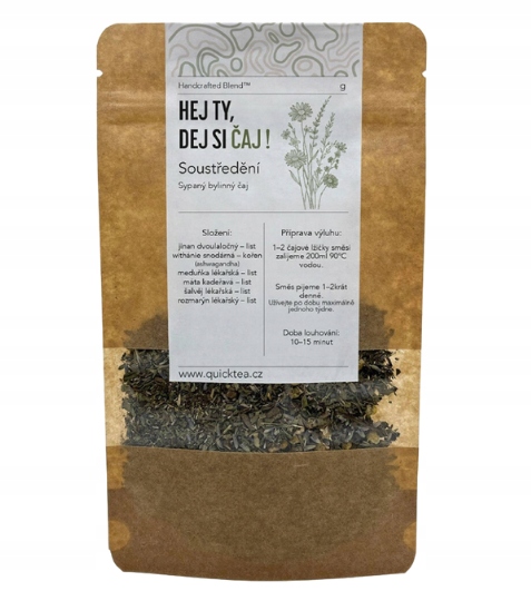 QuickTea Soustředění bylinný čaj 1000 g