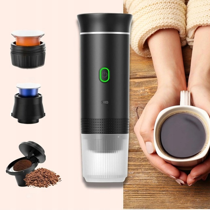 PODRÓŻNY EKSPRES DO KAWY SAMOPODGRZEWAJĄCY SIĘ EKSPRES DO KAWY 7500MAH