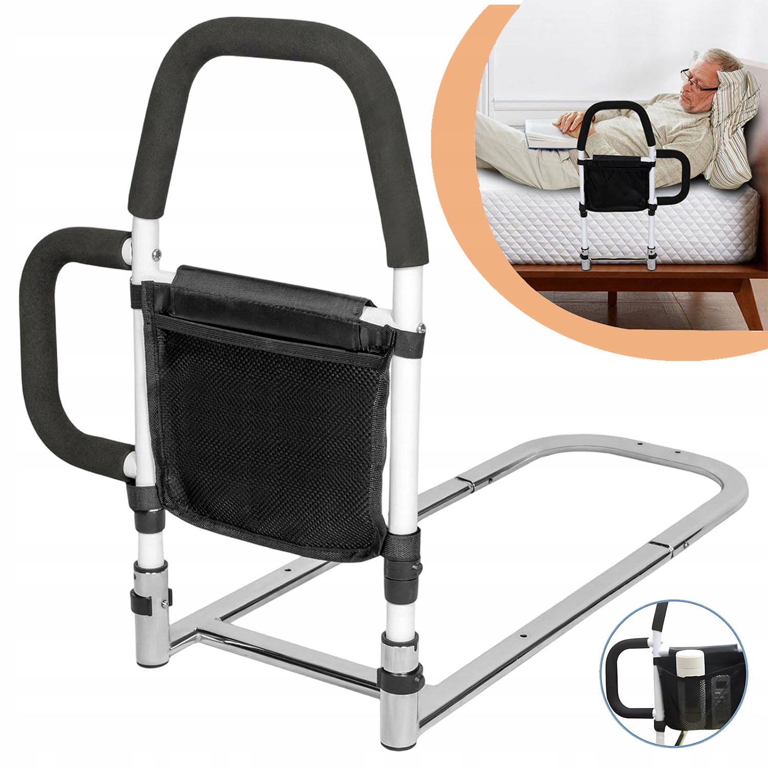 Pomoc Przy Wstawaniu Do Łóżka, Uchwyty Dla Seniorów I Niepełnosprawnych