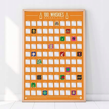 

100 Whisky, które trzeba spróbować Plakat Zdrapka