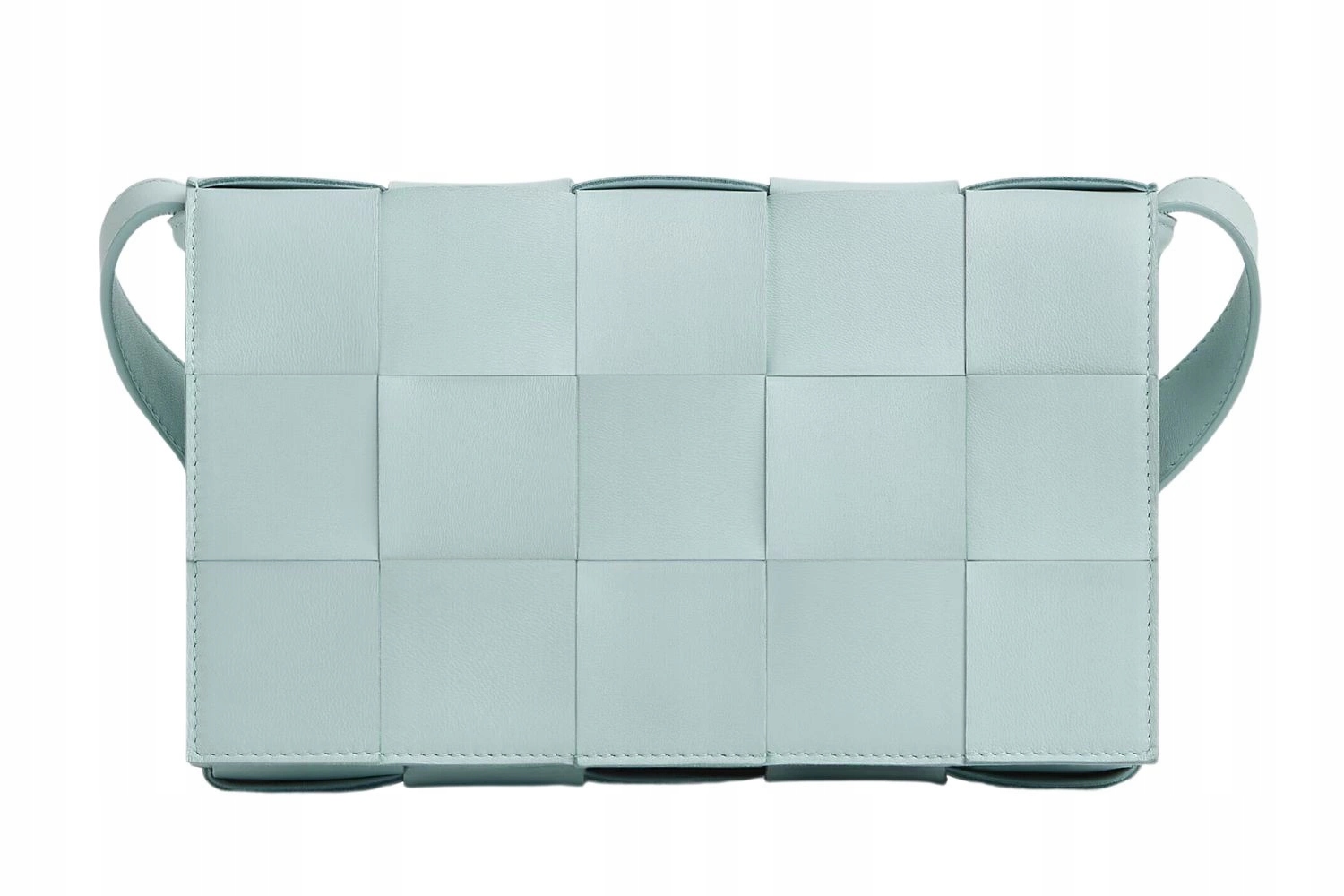 Dámská kabelka Bottega Veneta Cassette z jehněčí kůže, mátová, originální