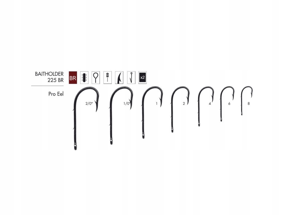 Haczyki gruntowe Robinson Titanium Baitholder 225 10 szt. #2
