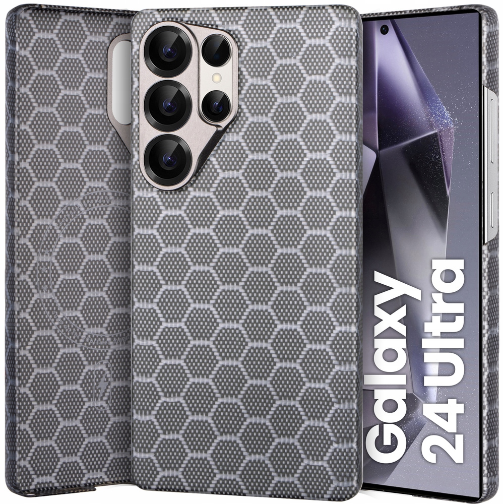 Pouzdro pro Galaxy S24 Ultra, Aramid MagSafe Magnetické, Lehké, Zadní Kryt